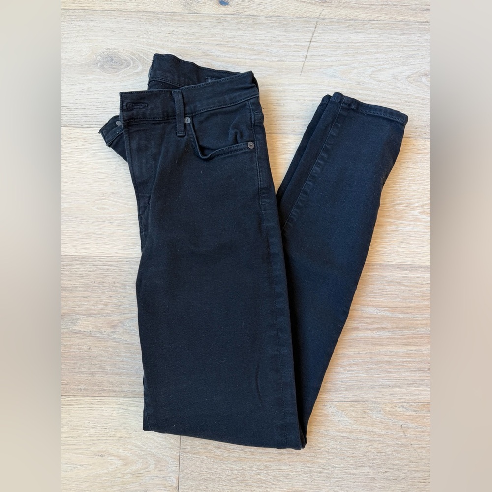 Citizens of Humanity Rocket Mid-Rise Skinny Jeans – Black | Size 28